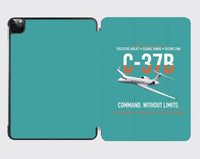 Thumbnail for C-37B Global Command Link design on turquoise ipad tablet case