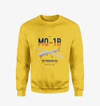 Thumbnail for MQ-1B Predator design on yellow sweatshirt