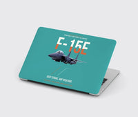 Thumbnail for F-15E Strike Eagle Deep Strike Any Weather design on turquoise MacBook case