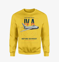 Thumbnail for Dassault Mystère IV A design on yellow sweatshirt