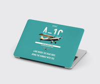 Thumbnail for Aviat Husky A-1C-180 design on turquoise MacBook case