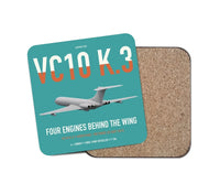 Thumbnail for Vickers VC10 K.3 design on turquoise 1 piece coaster