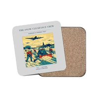 Thumbnail for The Snow Clearance Crew - Designed Coasters design on light gray 1-piece