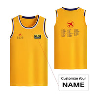 Thumbnail for Customisable Aviation Alphabet Basketball Print - view 9