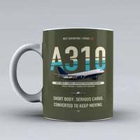 Thumbnail for A310-200P2F Mug design on green army airbus