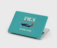 Thumbnail for F7F-3 Tigercat Two Engines One Hunt design on turquoise MacBook case