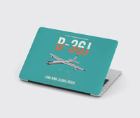 Thumbnail for B-36J Peacemaker design on turquoise MacBook case