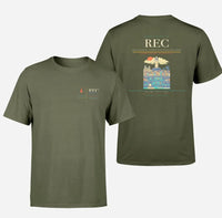 Thumbnail for Recife Guararapes (REC) design printed on green army double-side t-shirt