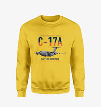 Thumbnail for C-17A Globemaster III design on yellow sweatshirt