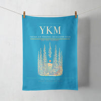 Thumbnail for Yakima Air Terminal (McAllister Field) (YKM) design on turquoise towel