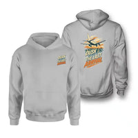 Thumbnail for SIGNAL 644 - Dusk Belongs To The Last Arrival - Double-Side Hoodie design on light gray double side hoodie