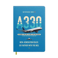 Thumbnail for Airbus A330-800neo design on turquoise notebook