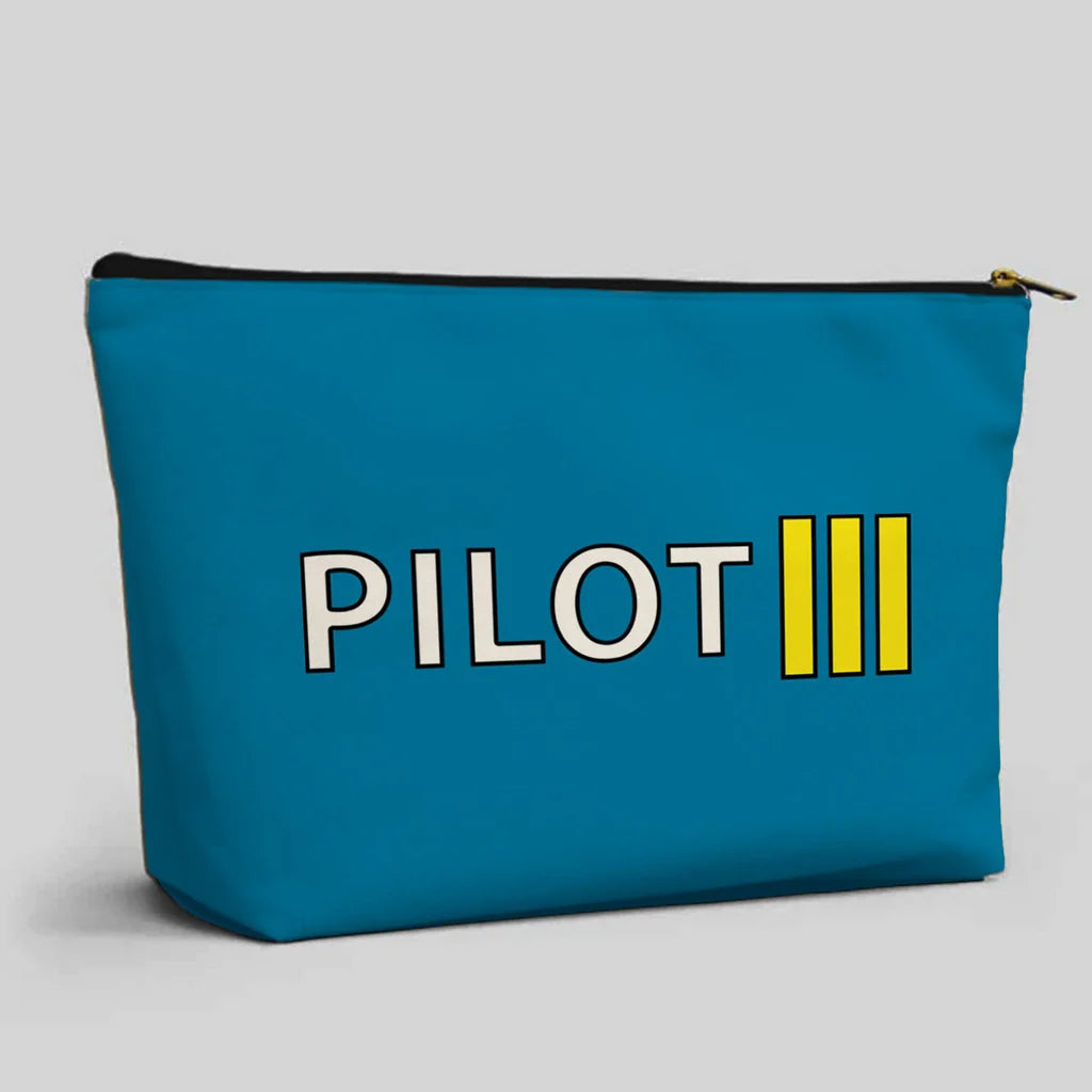 Pilot & Stripes Zipper Pouch - view 9