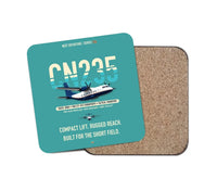 Thumbnail for Airbus CN235-300M design on turquoise 1 piece coaster
