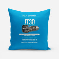 Thumbnail for JT3D design on turquoise pillow