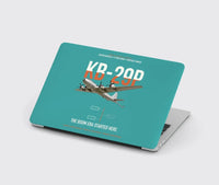 Thumbnail for KB-29P SUPERFORTRESS design on turquoise MacBook case
