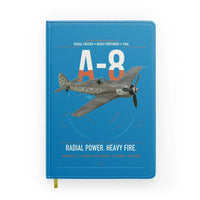 Thumbnail for Focke-Wulf Fw 190A-8 design on turquoise notebook