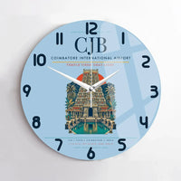 Thumbnail for Coimbatore International Airport CJB Wall-Clock No-Frame - Light Blue