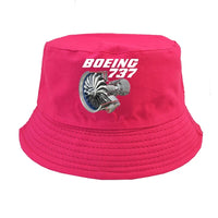Thumbnail for Boeing 737+Text & CFM LEAP-1 Engine summer hat - pink