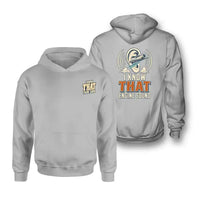 Thumbnail for SIGNAL 511 - I Know That Engine Sound - Double-Side Hoodie design on light gray double side hoodie
