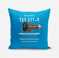 Thumbnail for TAY 611-8 design on turquoise pillow