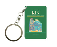 Thumbnail for Norman Manley International Airport (KIN) design on green key chain