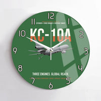 Thumbnail for KC-10A EXTENDER design on green no frame wall clock