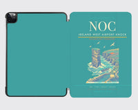 Thumbnail for Ireland West Airport Knock (NOC) design on turquoise ipad tablet case