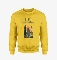 Thumbnail for Leipzig–Halle Airport (LEJ) design on yellow sweatshirt