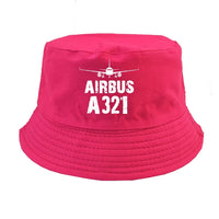 Thumbnail for Airbus A321 & Plane summer hat - pink