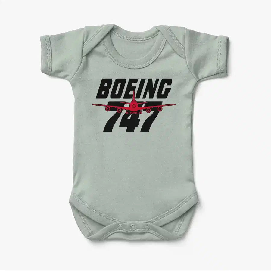 Boeing 747 Baby Bodysuit - view 9