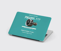 Thumbnail for PW4000-112 design on turquoise MacBook case