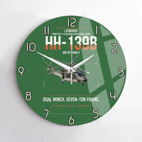 Thumbnail for Leonardo HH-139B design on green no frame wall clock