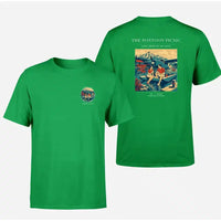 Thumbnail for VINTAGE G4250 - The Pontoon Picnic - Double-Side T-Shirt design on green double side t shirt