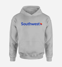 Thumbnail for Southwest Airlines logo printed on light gray hoodie