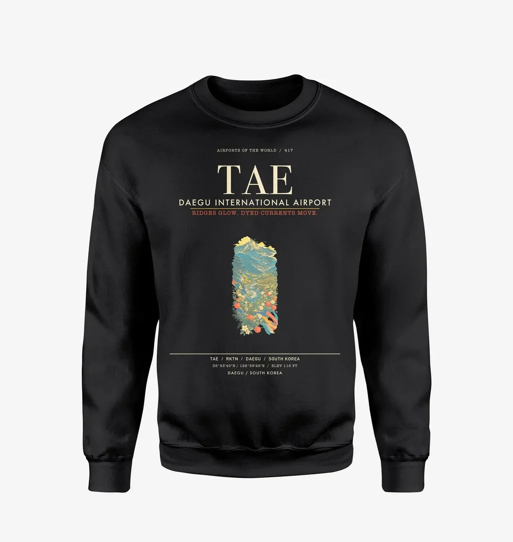 Daegu International Airport TAE Sweatshirt - Black