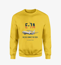 Thumbnail for E-7A Wedgetail design on yellow sweatshirt