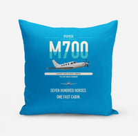 Thumbnail for Piper M700 Fury design on turquoise pillow