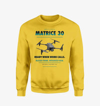 Thumbnail for DJI Matrice 30 design on yellow sweatshirt