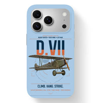 Thumbnail for Fokker D.VII design on light blue magsafe iphone case, for iPhone 17 Pro