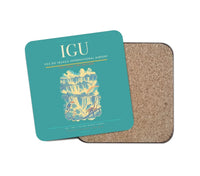 Thumbnail for Foz do Iguaçu International Airport (IGU) design on turquoise 1 piece coaster