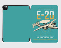 Thumbnail for E-2D Advanced Hawkeye design on turquoise ipad tablet case