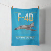 Thumbnail for F-4D Phantom II design on turquoise towel