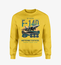 Thumbnail for F-14D Tomcat design on yellow sweatshirt