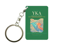 Thumbnail for Kamloops Airport (YKA) design on green key chain