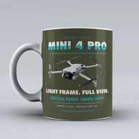 Thumbnail for Mini 4 Pro Mug design on green army dji