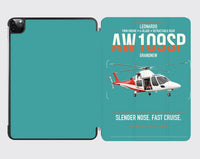 Thumbnail for Leonardo AW109SP GrandNew design on turquoise ipad tablet case