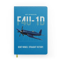 Thumbnail for F4U-1D Corsair design on turquoise notebook