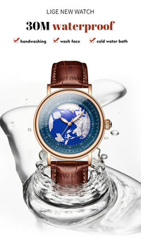 Thumbnail for Waterproof Luminous Unique Men Watch - view 11
