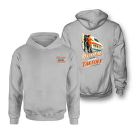 Thumbnail for SIGNAL 667 - Welcome Begins Before Takeoff - Double-Side Hoodie design on light gray double side hoodie